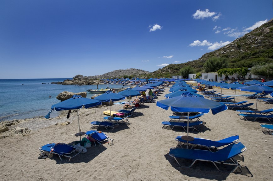 KM TRAVEL, Řecko, Rhodos, písečná pláž