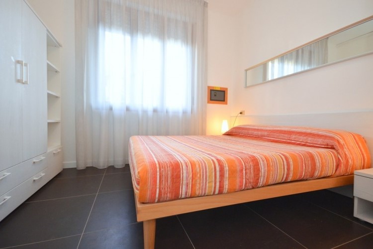Ložnice v apartmánu BILO Lussinpiccolo v Bibione, Itálie, KM TRAVEL