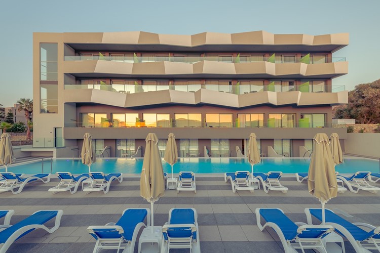 Vedlejší budova hotelu Arina Beach, Kokini Hani, Kréta, Řecko, KM TRAVEL