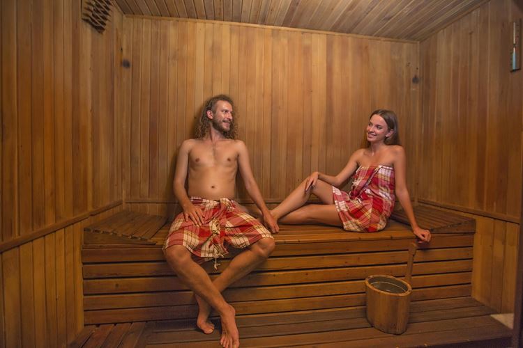 Sauna v hotelu Kleopatra Royal Palm, Alanya, Turecko, KM TRAVEL