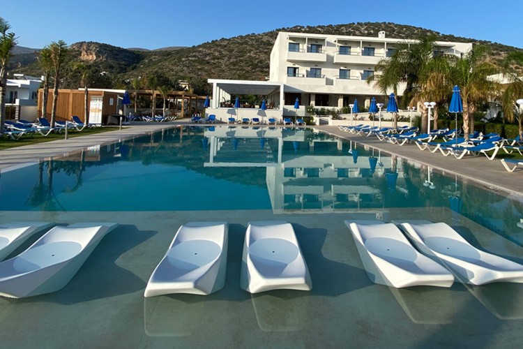 Kyknos hotel, relaxační bazén, Kréta, Řecko, cestovní kancelář KM TRAVEL