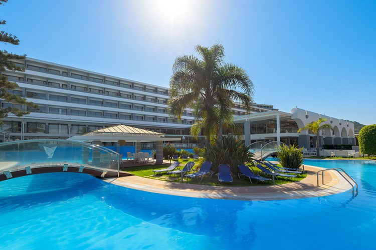 Hotel Oceanis, bazén, Ixia, Rhodos, Řecko, KM TRAVEL