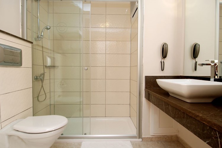 Koupelna pokoje, hotel Panorama, Alanya, Turecko, KM TRAVEL
