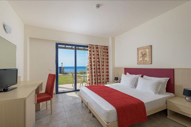 Pokoj standard, výhled na moře, hotel Sunrise, Pefkos, Rhodos, Řecko, KM TRAVEL