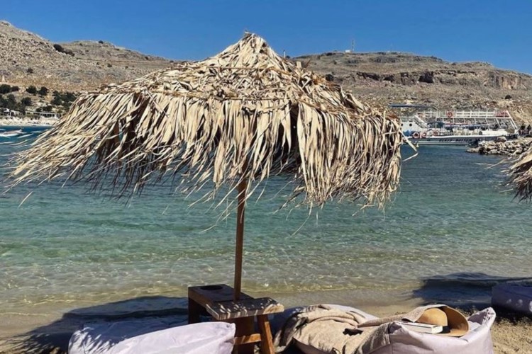 Virginia Family hotel, relax na pláži, Rhodos, Řecko, KM TRAVEL