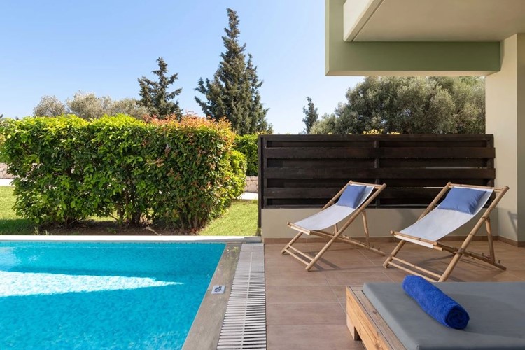 Suite with private pool, bungalovy, hotel Virginia Family, Rhodos, Řecko, KM TRAVEL