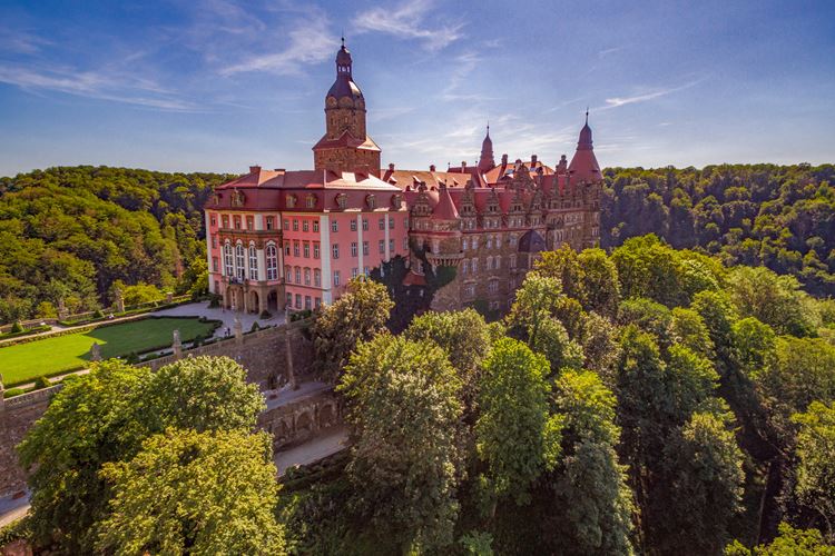 Krásy Wroclawi a zámek Książ - sídlo Adolfa Hitlera