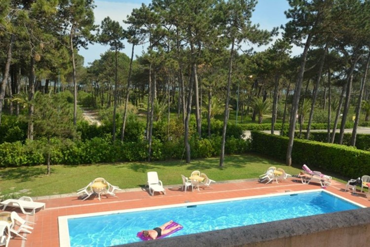 Rezidence Crepetta, výhled na bazén, letovisko Lignano, Itálie, KM TRAVEL