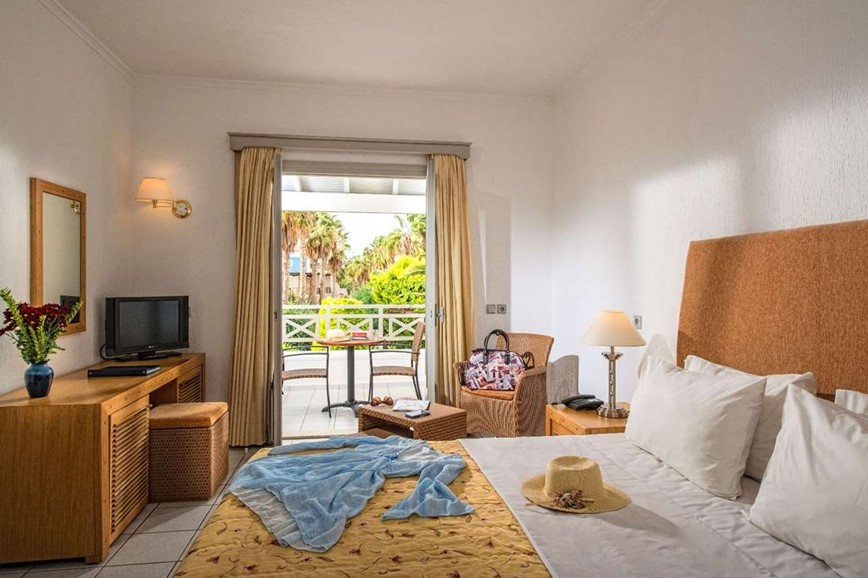 Annabelle Beach Resort, ložnice vilky v krétském stylu, Anissaras, Kréta, Řecko