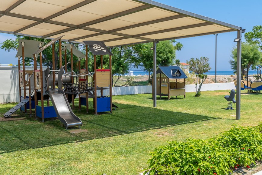 Dětské hřiště, hotel Apollo Beach, Faliraki, Rhodos, Řecko, KM TRAVEL