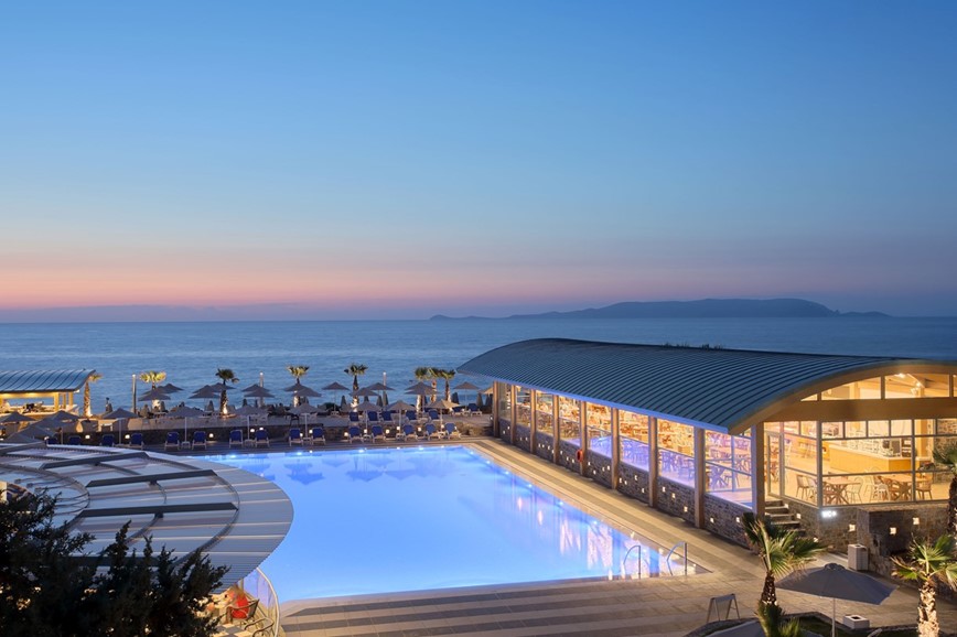 Hotelový bazén, Arina Beach, Kokini Hani, Kréta, Řecko, KM TRAVEL