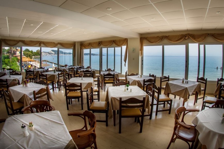 Hotel Chryssi Akti, restaurace, letovisko Argasi Zakynthos Řecko, KM TRAVEL