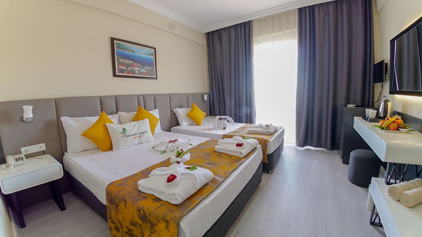 Pokoj pro 2 - 3 osoby, hotel CLOVER MAGIC SEAGATE, Belek, Turecká riviéra, Turecko, KM TRAVEL