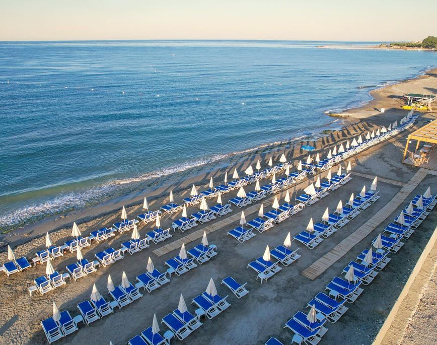 Hotel KAHYA RESORT AQUA & SPA, hotelová pláž, Konakli, Turecko, KM TRAVEL