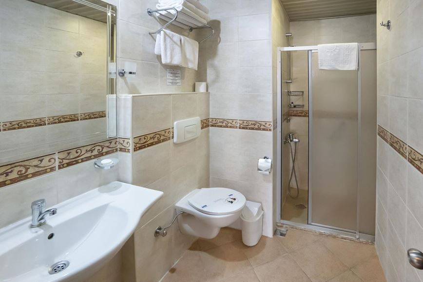 Koupelna, hotel Kleopatra Royal Palm, Alanya, Turecko, KM TRAVEL