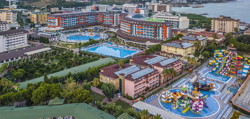 Aquapark hotelu Lonicera World, Avsallar, Turecko, KM TRAVEL