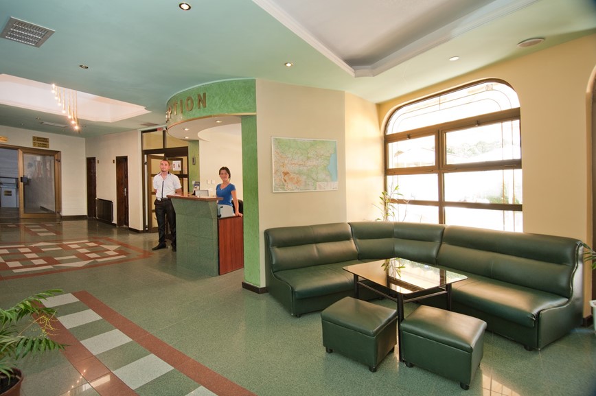 Recepce a lobby v hotelu Sigma, Kiten, Bulharsko, KM TRAVEL