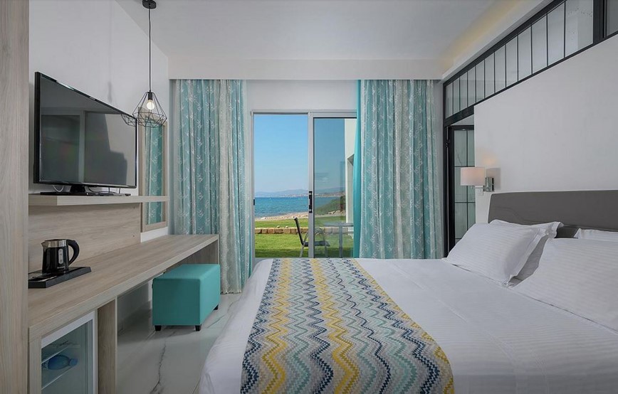 Pokoje superior, výhled na moře, hotel Sunrise, Pefkos, Rhodos, Řecko, KM TRAVEL