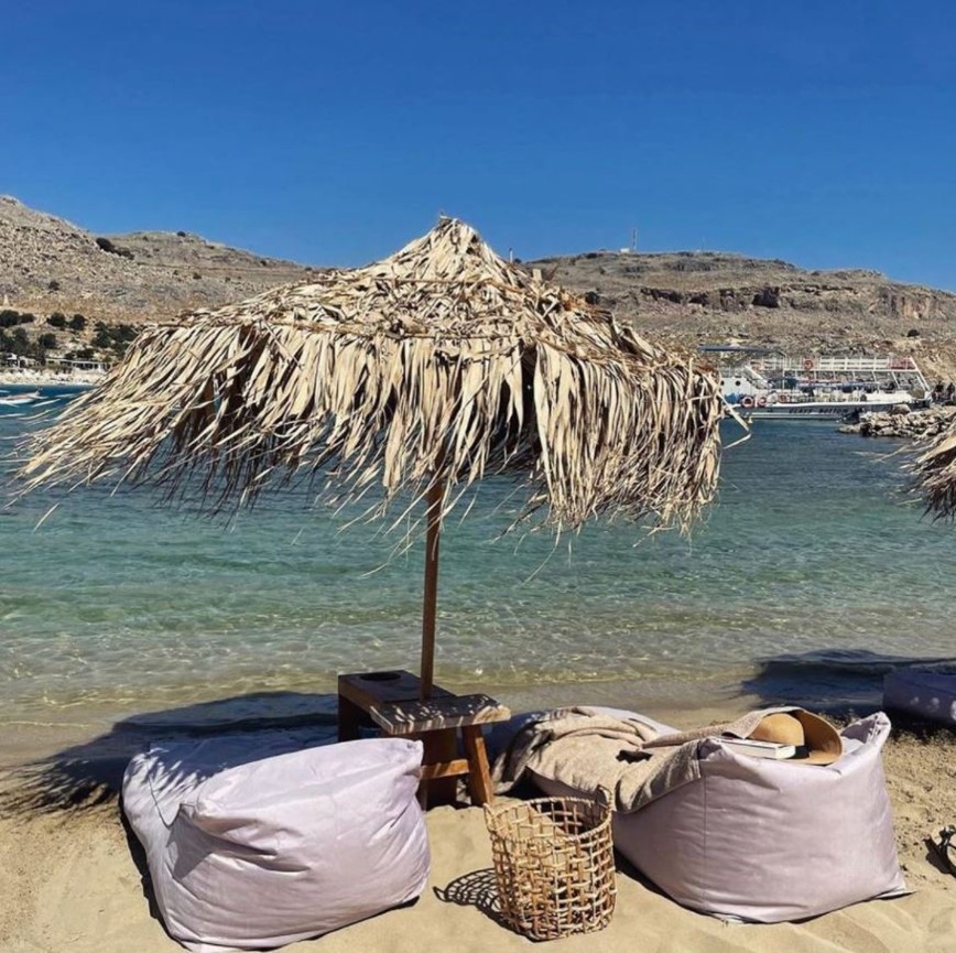 Virginia Family hotel, relax na pláži, Rhodos, Řecko, KM TRAVEL