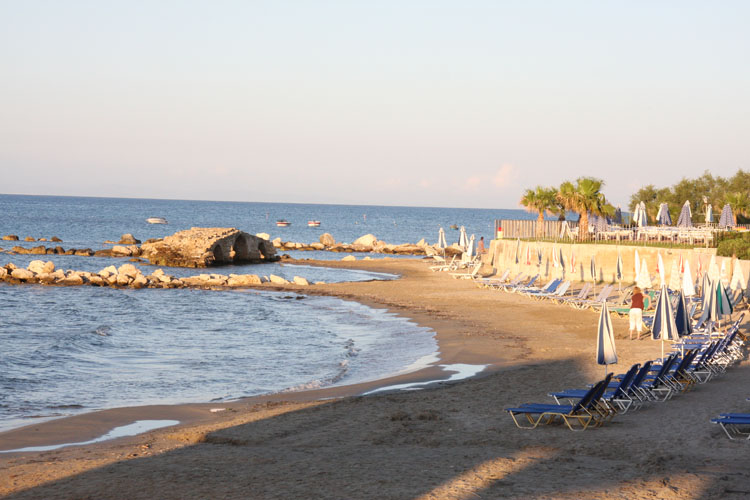 Pláž, Hotel Zakantha Beach, letovisko Argassi, Zakynthos, Řecko, KM TRAVEL