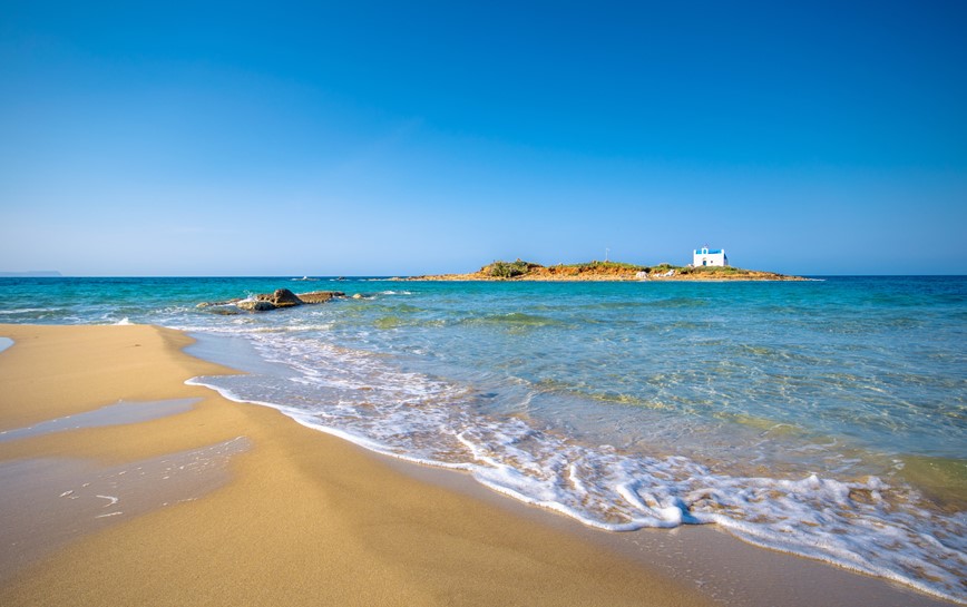 Pláž v Malii Kréta, Řecko, KMTRAVEL