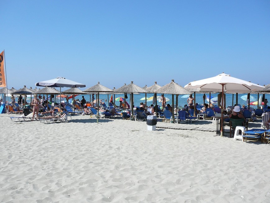 Písečná pláž v Nei Pori, Řecko, KM TRAVEL, dovolená u moře