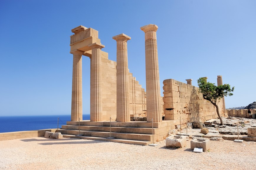 KM TRAVEL, Řecko řecký ostrov Rhodos, Lindos akropole