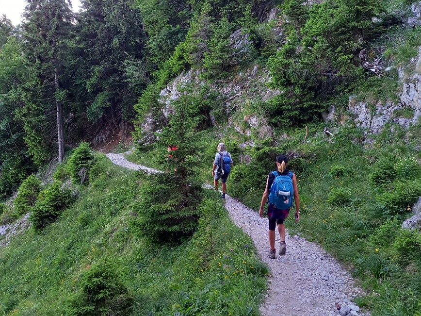 11 km pěší turistiky, pohoří Raxalpe, Rakousko, KM TRAVEL