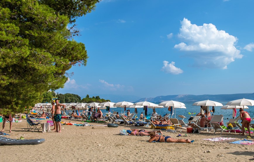 KM TRAVEL Chorvatsko Crikvenica písečná pláž
